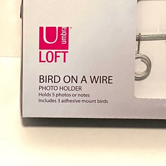 Umbra Loft Bird on a wire photo holder NWT 322 - Picture 2 of 5